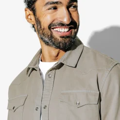 Jules Chemise en coton western unie- Chemise