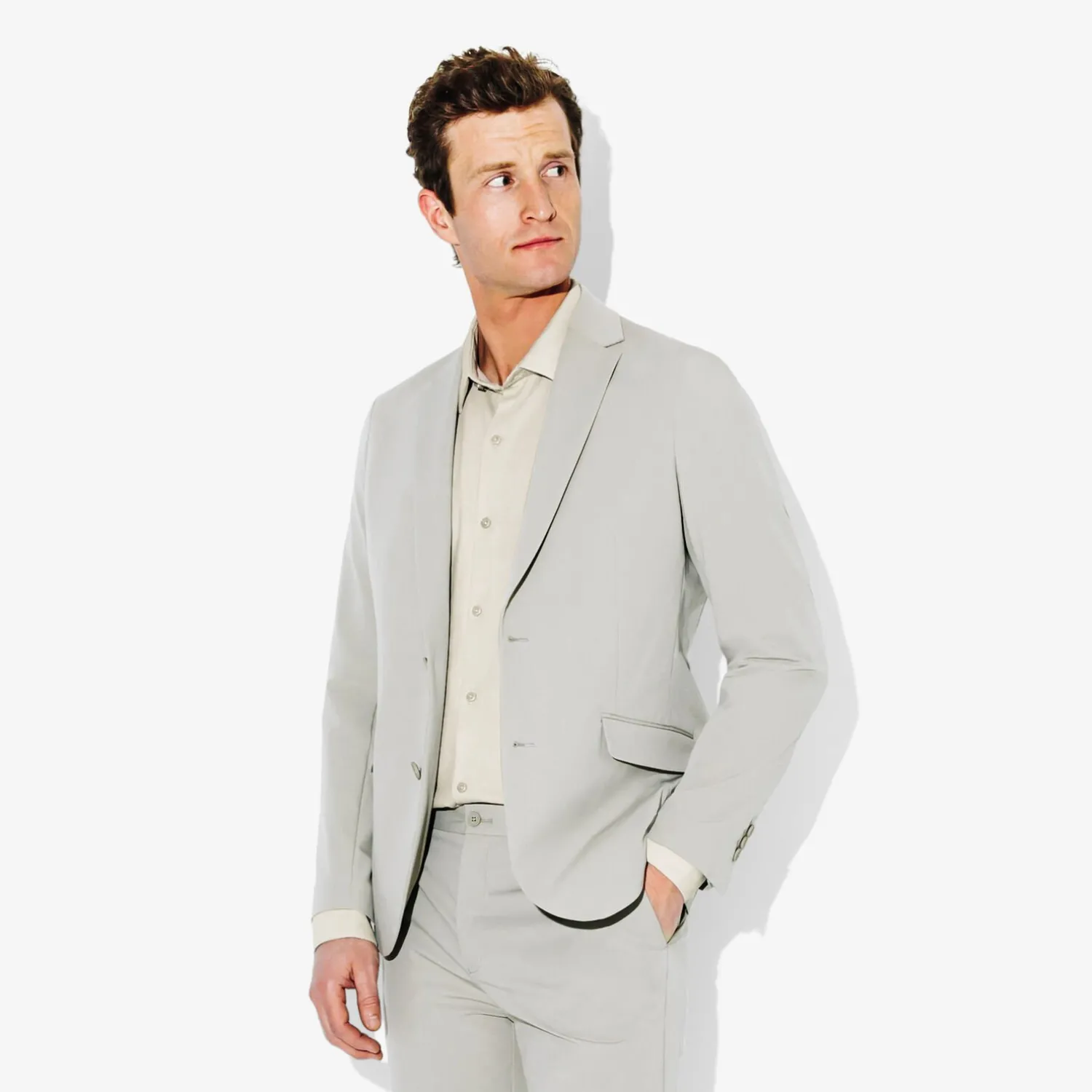 Jules Chemise en maille coton slim Performance by- Chemise Formelle|Chemise