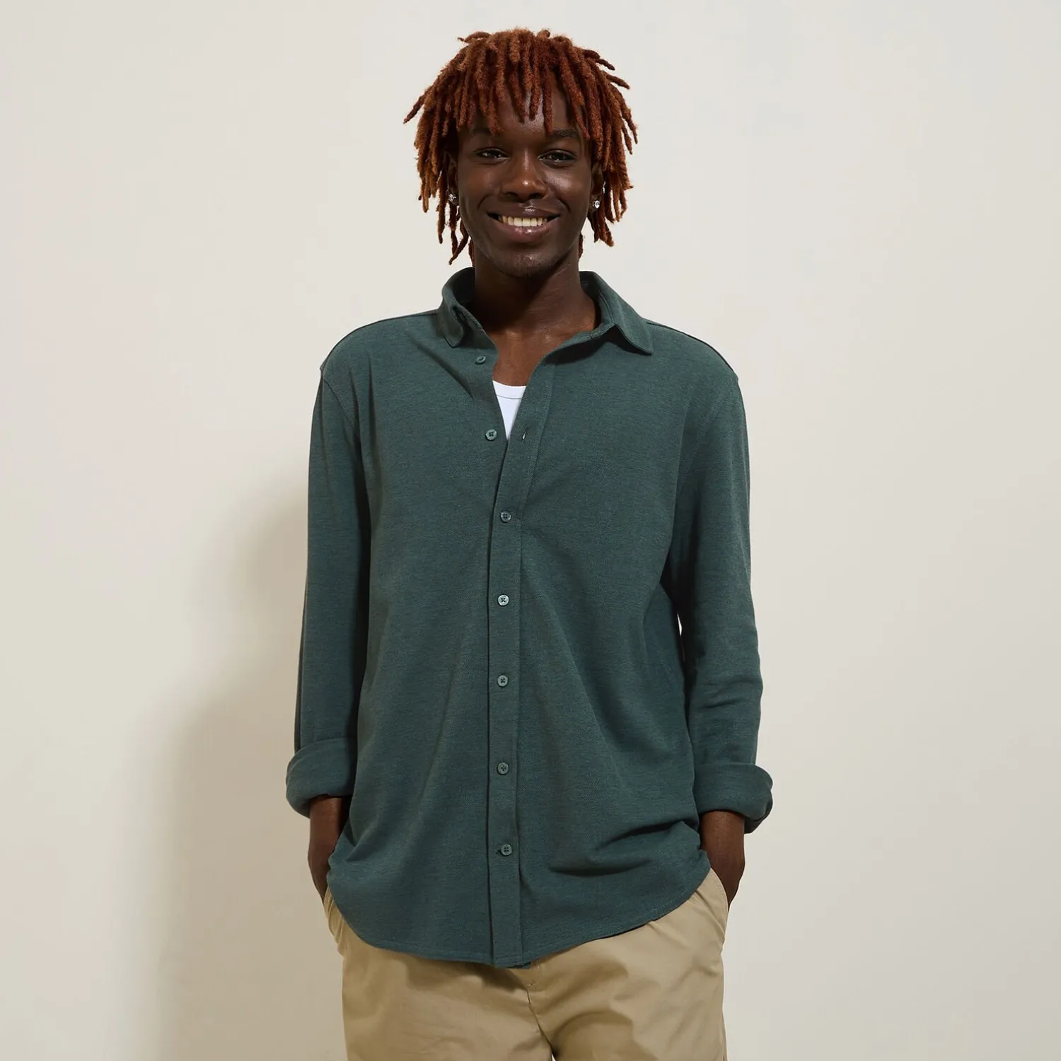 Jules Chemise en maille unie- Chemise Formelle|Chemise