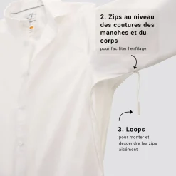 Jules Chemise regular pour personne à mobilité réduite- Chemise Formelle|Chemise