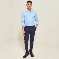 Jules Chemise regular sans repassage unie coton- Collection Mariage|Chemise Repassage Facile