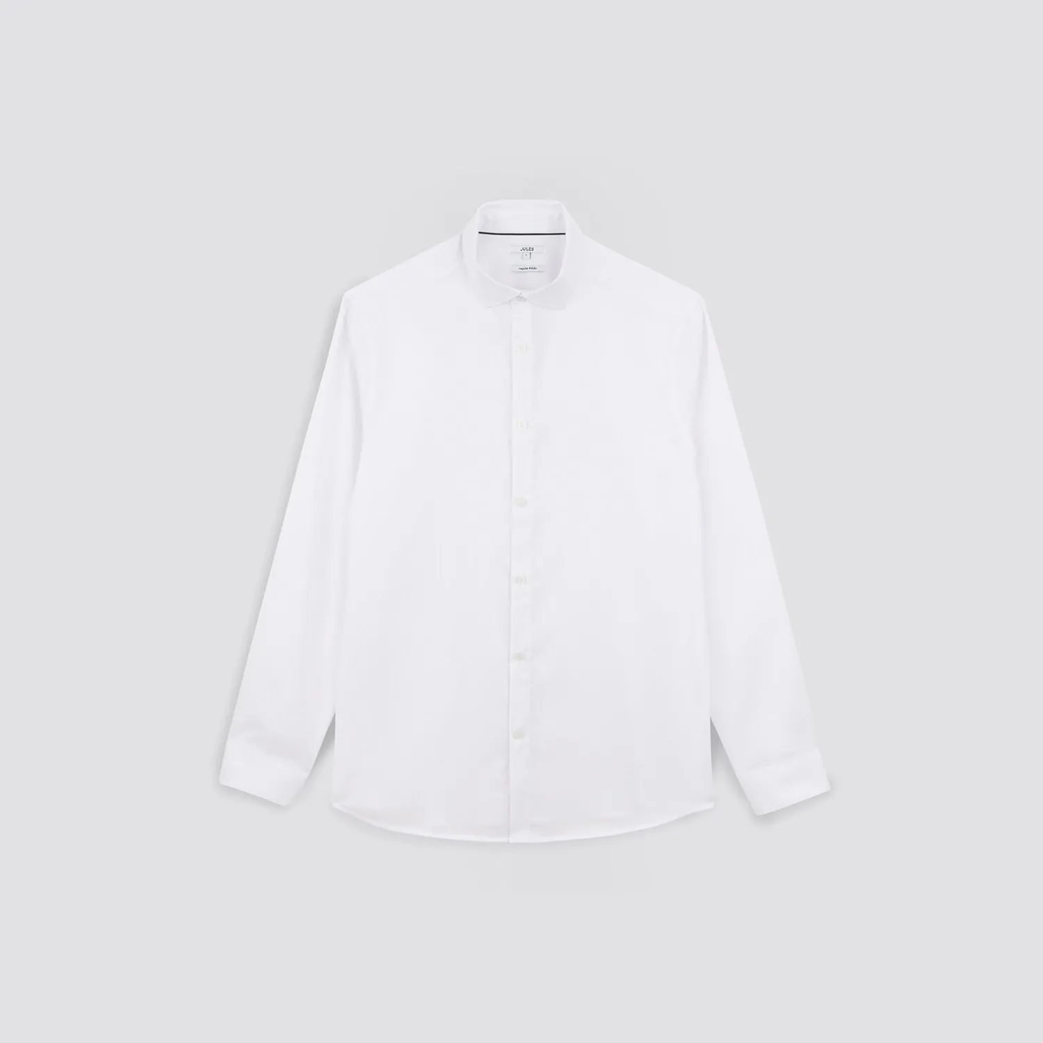 Jules Chemise regular sans repassage unie coton- Collection Mariage|Chemise Repassage Facile