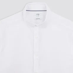 Jules Chemise regular sans repassage unie coton- Collection Mariage|Chemise Repassage Facile