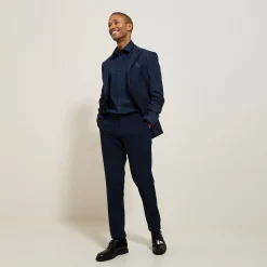 Jules Chemise sans repassage slim en coton- Chemise Formelle|Chemise Repassage Facile