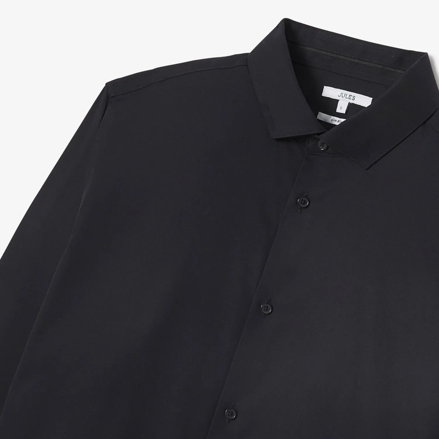 Jules Chemise sans repassage slim en coton- Chemise Repassage Facile|Chemise Formelle