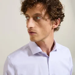 Jules Chemise sans repassage slim en coton- Chemise Repassage Facile|Chemise Formelle