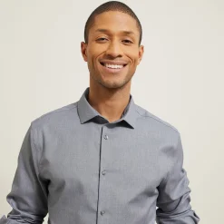 Jules Chemise sans repassage slim en coton- Collection Mariage|Chemise Repassage Facile