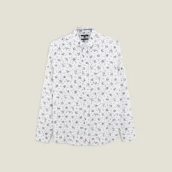 Jules Chemise slim imprimé fleur coton- Smart Casual|Chemise Formelle
