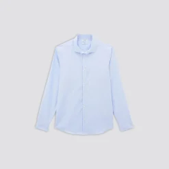 Jules Chemise slim sans repassage unie coton- Collection Mariage|Chemise Repassage Facile