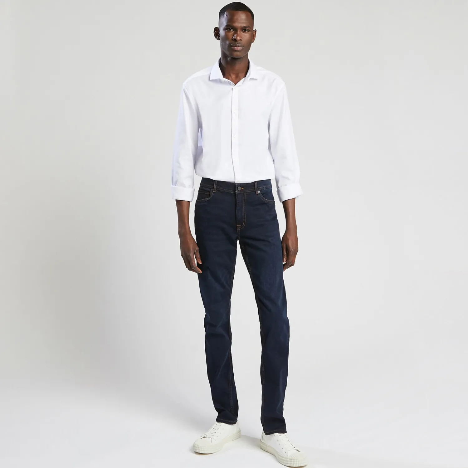 Jules Chemise slim sans repassage unie coton- Collection Mariage|Chemise Repassage Facile