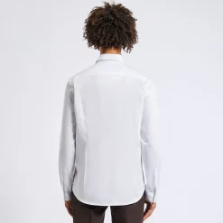 Jules Chemise slim unie coton satin- Collection Mariage|Chemise Formelle