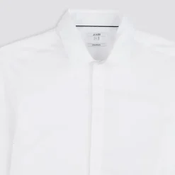 Jules Chemise slim unie coton satin- Collection Mariage|Chemise Formelle