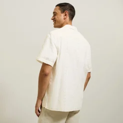 Jules Chemisette en coton broderie anglaise- Chemise