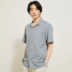 Jules Chemisette en coton brodée- Chemise