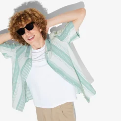 Jules Chemisette en coton matière texturée- Chemise