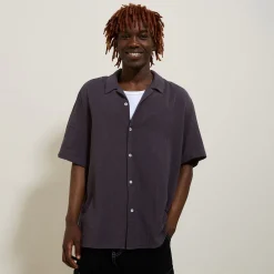 Jules Chemisette en gaze de coton texturée- Chemise