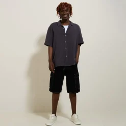 Jules Chemisette en gaze de coton texturée- Chemise