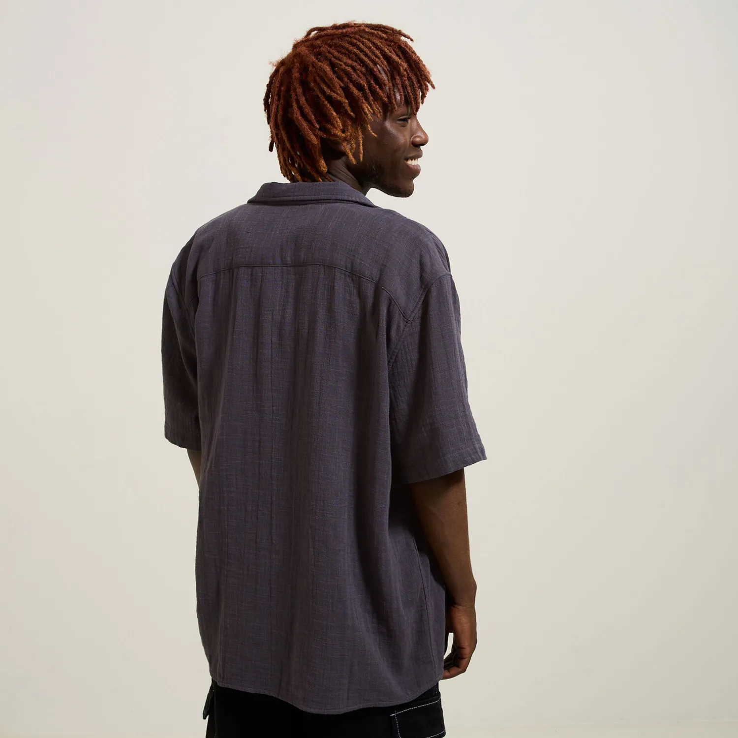 Jules Chemisette en gaze de coton texturée- Chemise