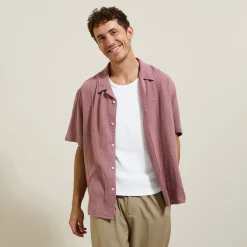 Jules Chemisette en gaze de coton texturée- Chemise