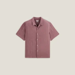 Jules Chemisette en gaze de coton texturée- Chemise