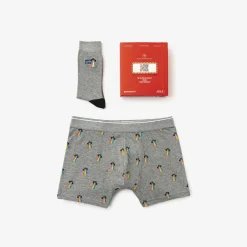 Jules Coffret boxer et chaussettes fantaisies- Chaussettes|Boxer
