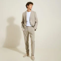 Jules Costume 2 pièces slim twill - Beige- Ensemble De Costume