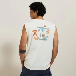 Jules Débardeur relax imprimé devant et dos- T-shirt