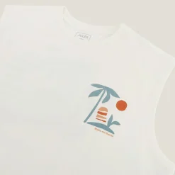 Jules Débardeur relax imprimé devant et dos- T-shirt