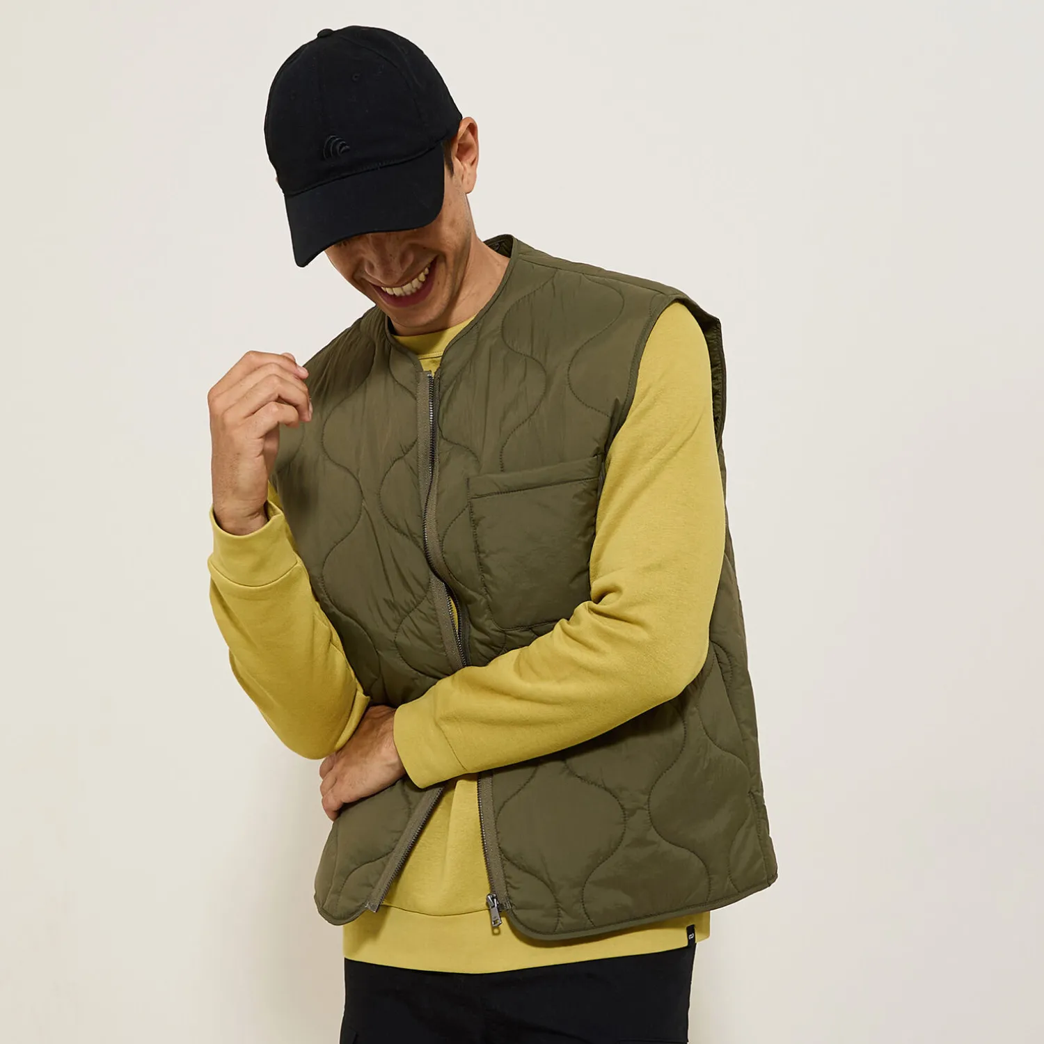 Jules Doudoune sans manche légère matelassée- Manteau & Blouson