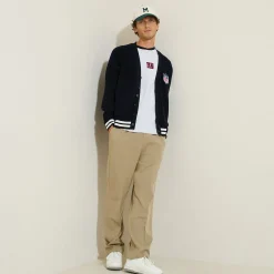 Jules Gilet cardigan boutonné licence NFL- Gilet