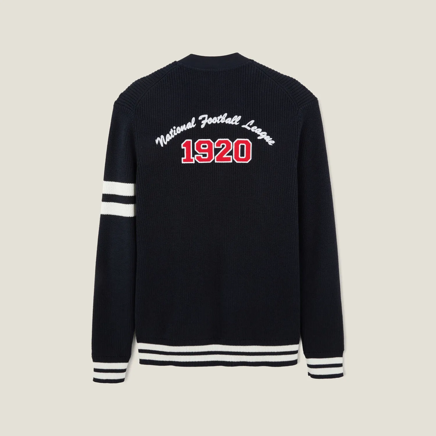 Jules Gilet cardigan boutonné licence NFL- Gilet