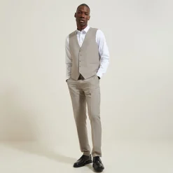 Jules Gilet de costume contenant du lin slim- Collection Mariage|Costume Lin