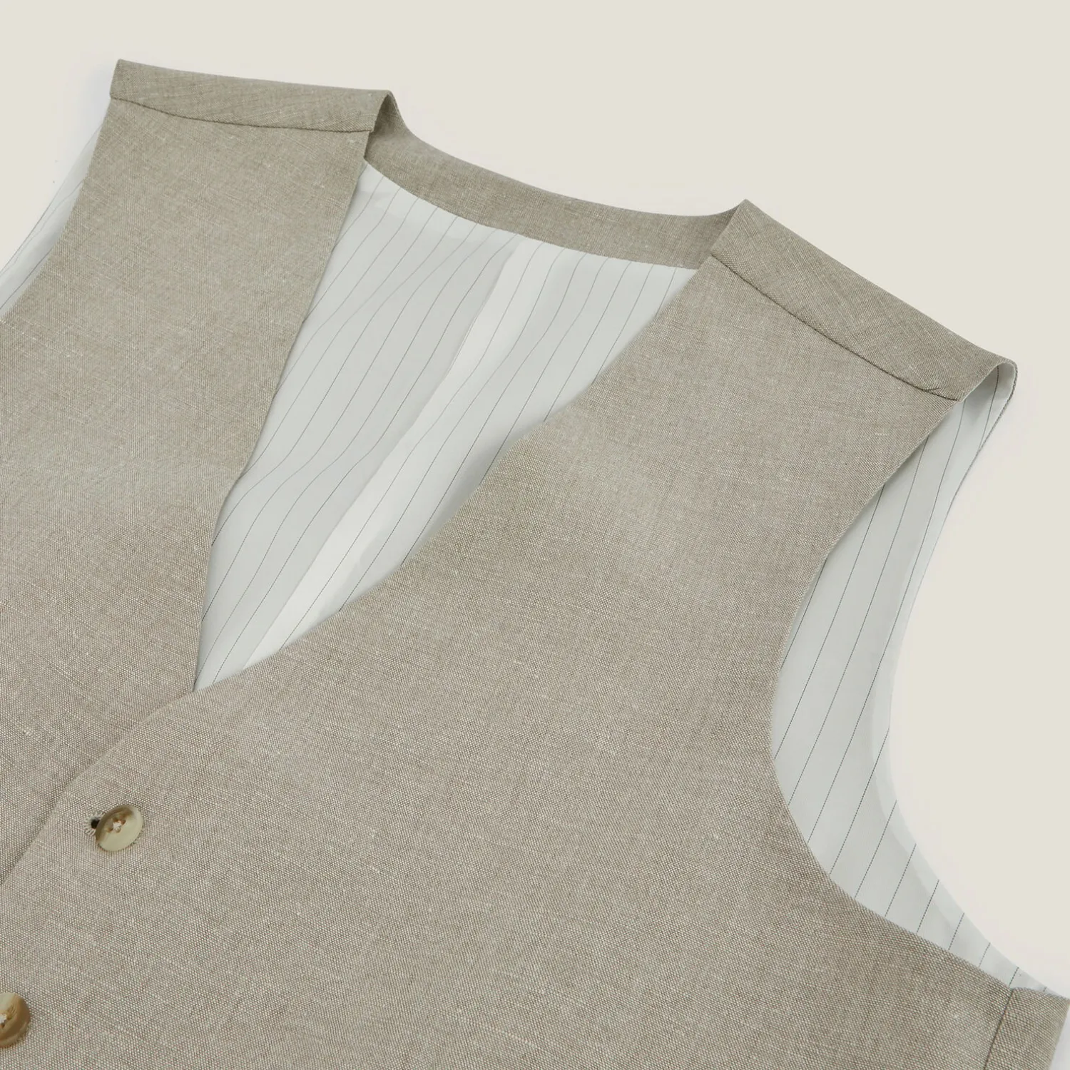 Jules Gilet de costume contenant du lin slim- Collection Mariage|Costume Lin