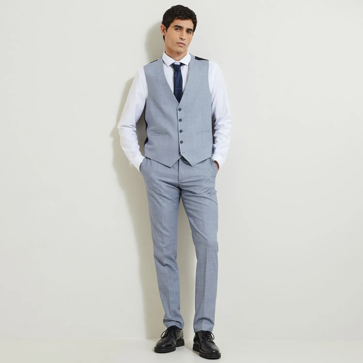 Jules Gilet de costume slim bi-ton- Collection Mariage|Gilet De Costume