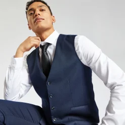 Jules Gilet de costume slim bi-ton- Smart Casual|Gilet De Costume