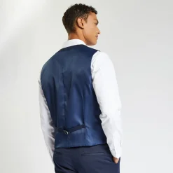 Jules Gilet de costume slim bi-ton- Smart Casual|Gilet De Costume