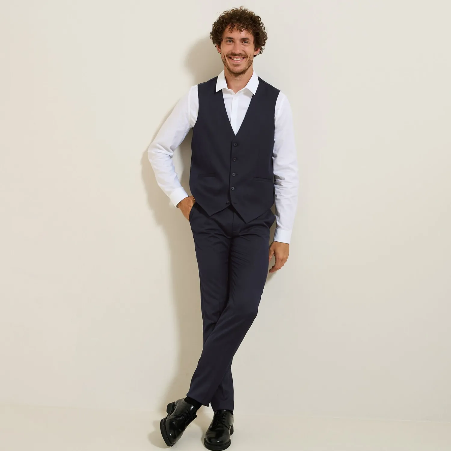 Jules Gilet de costume uni slim- Collection Mariage|Gilet De Costume