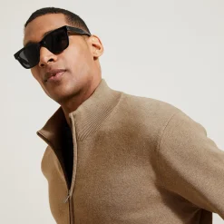 Jules Gilet zippé col montant- Gilet|Pull