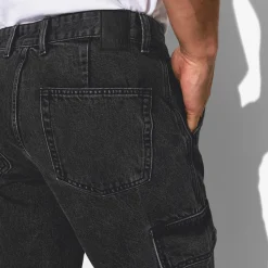 Jules Jean loose poches cargo- Jeans Cargo|Jeans Loose