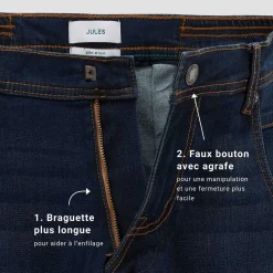 Jules Jean slim pour personne à mobilité réduite- Pantalon Chino|Pantalon