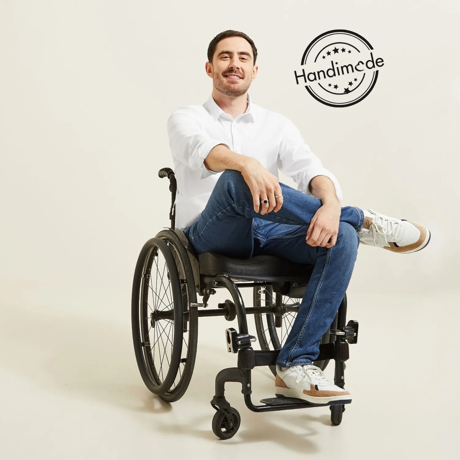 Jules Jean slim pour personne à mobilité réduite- Pantalon Chino|Pantalon