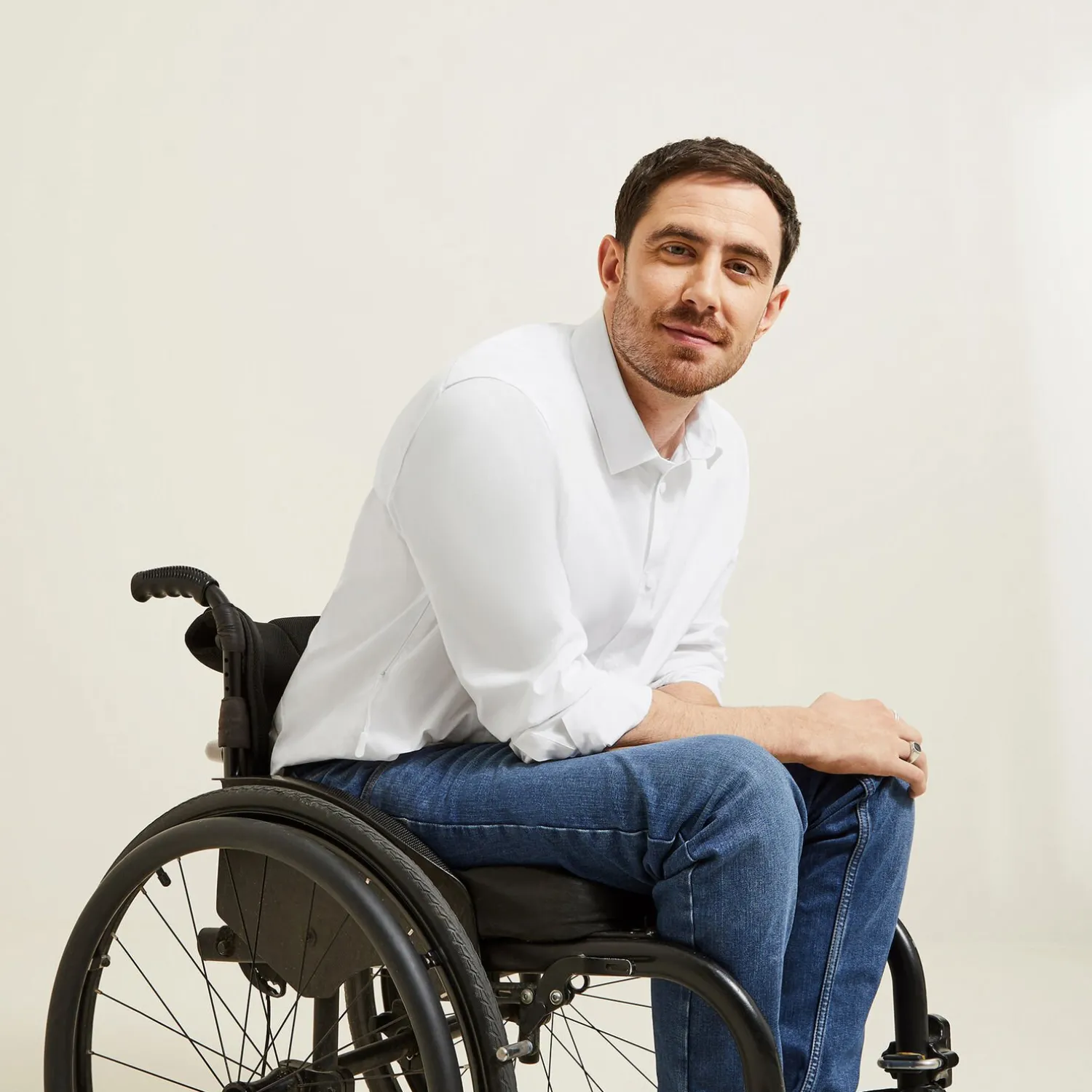 Jules Jean slim pour personne à mobilité réduite- Pantalon Chino|Pantalon