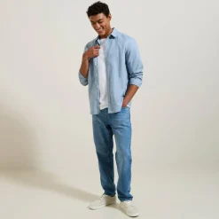 Jules Jean tapered slim 3 longueurs- Jeans Tapered|Jeans Slim