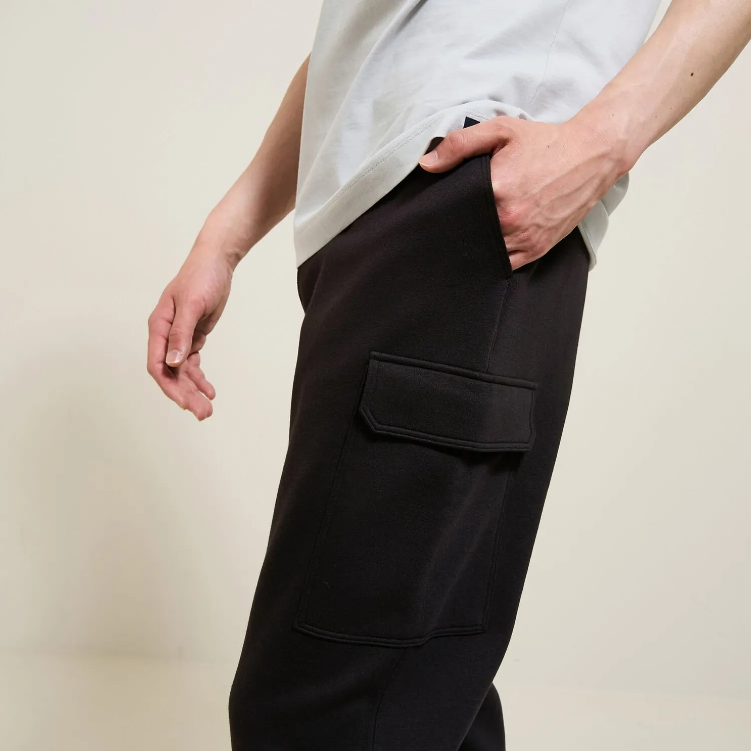 Jules Jogging cargo en molleton- Jogging|Pantalon Chino