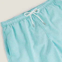 Jules Maillot de bain seersucker rayé- Maillot De Bain|Maillot De Bain