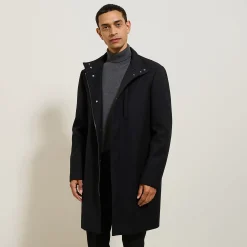 Jules Manteau hiver long col montant- Manteau & Blouson