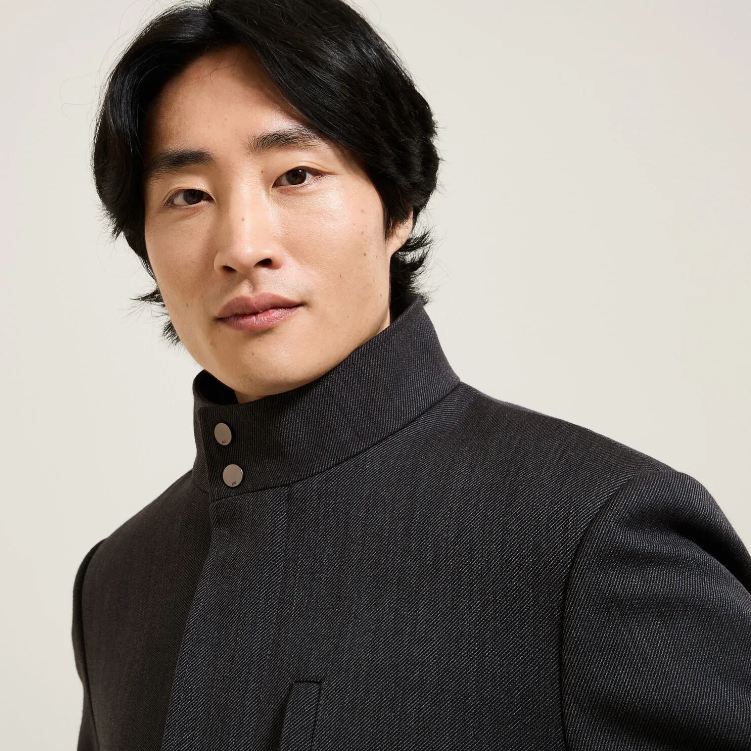 Jules Manteau hiver long col montant- Manteau & Blouson