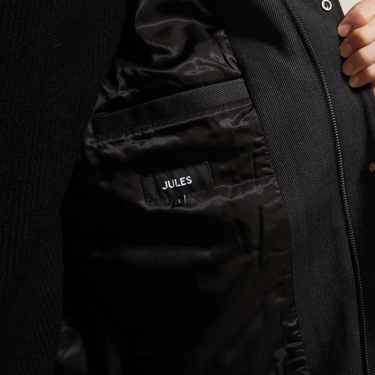 Jules Manteau hiver long col montant- Manteau & Blouson