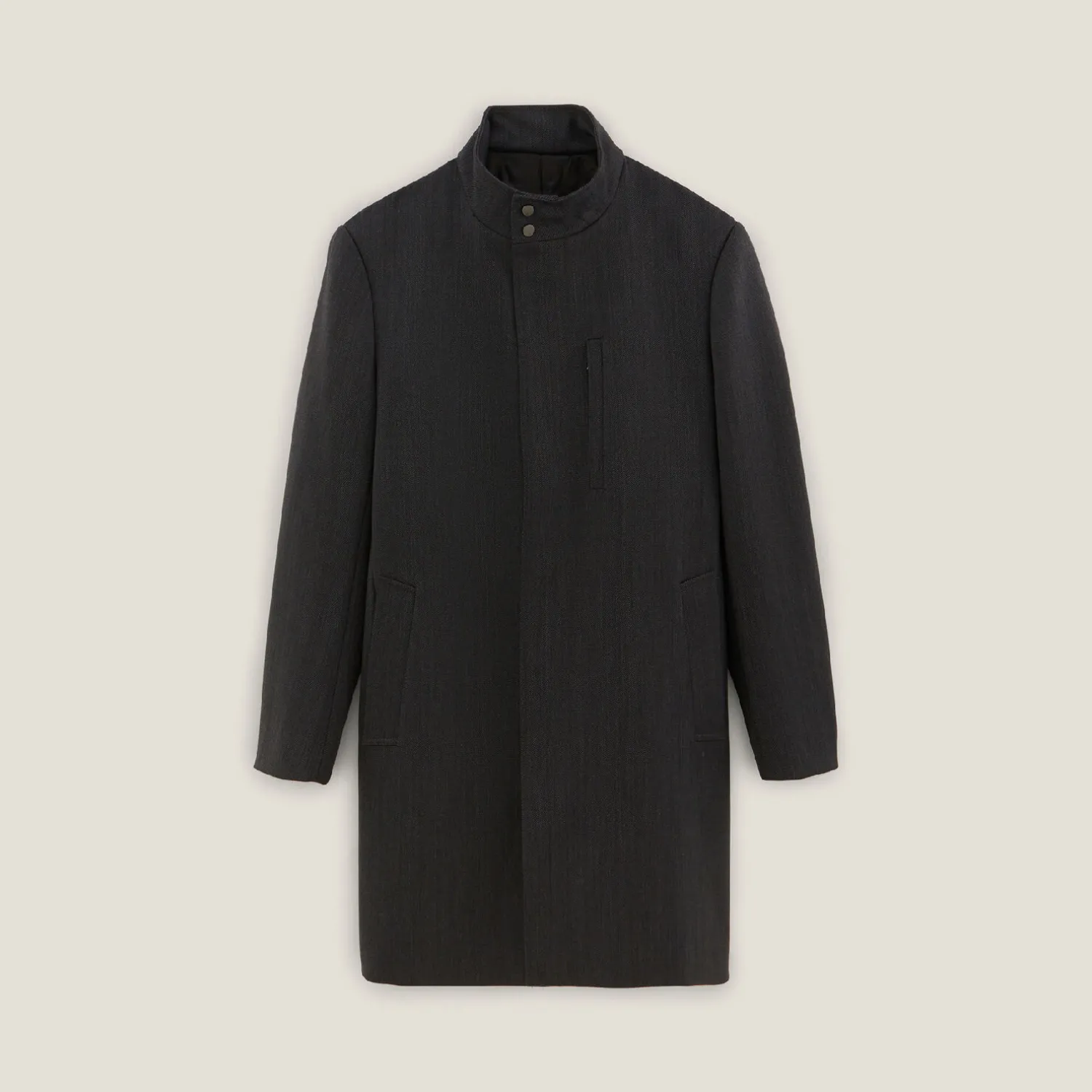 Jules Manteau hiver long col montant- Manteau & Blouson