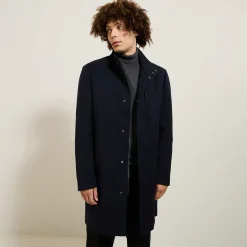 Jules Manteau hiver long col montant- Manteau & Blouson